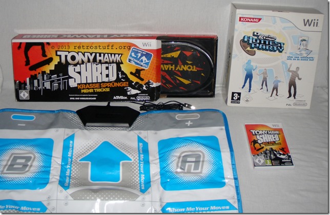 Tony Hawk Shred and Konami Dance Mat for Wii