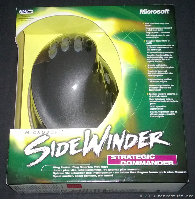 Microsoft SideWinder Strategic Commander and Game Pad Pro - retrostuff