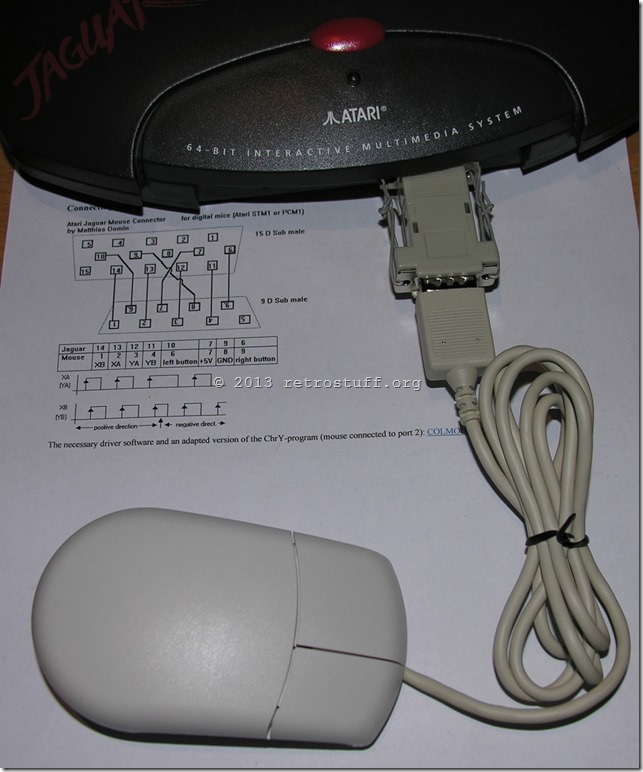 Atari Jaguar Mouse Adapter