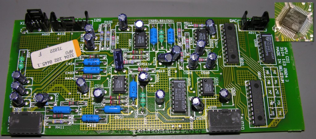 CDI220/00 APU PCB (DAC SAA7321GP on the back side)