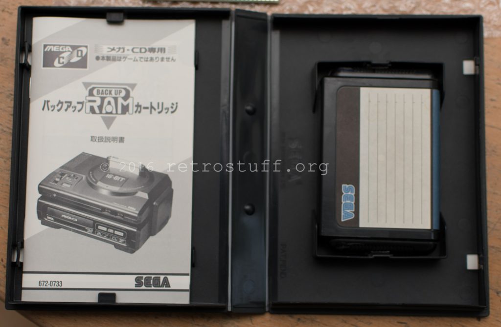 Sega CD BackUp RAM Cart