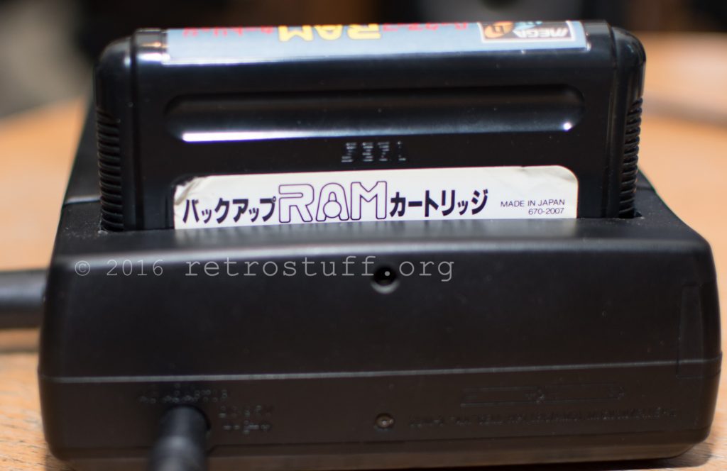 Sega CD BackUp RAM Cart
