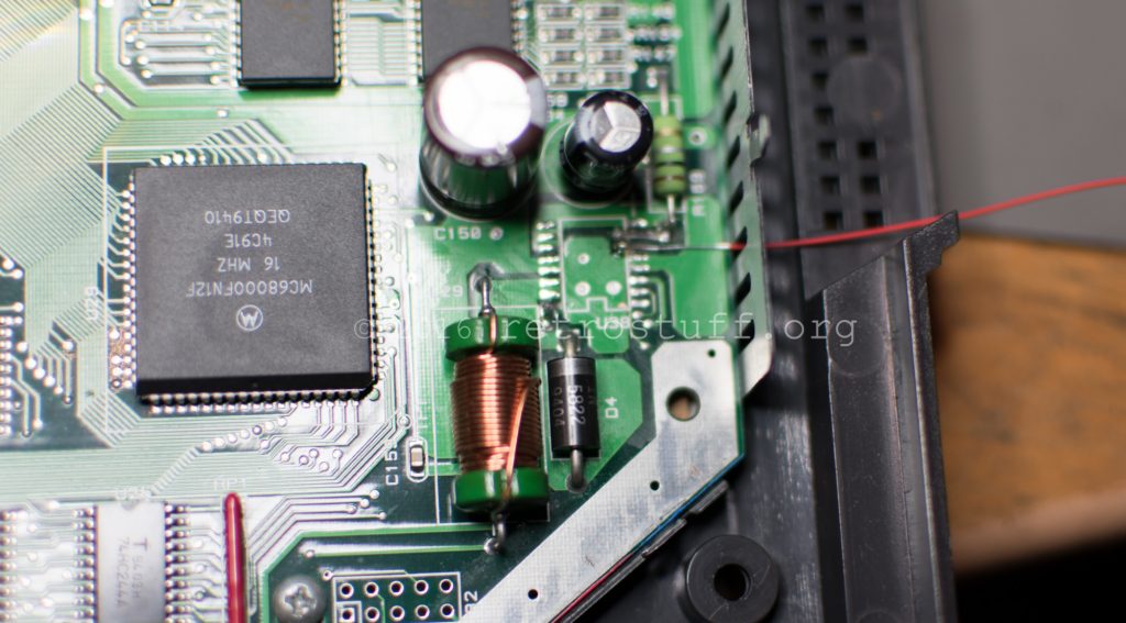 U38 solder pad repair