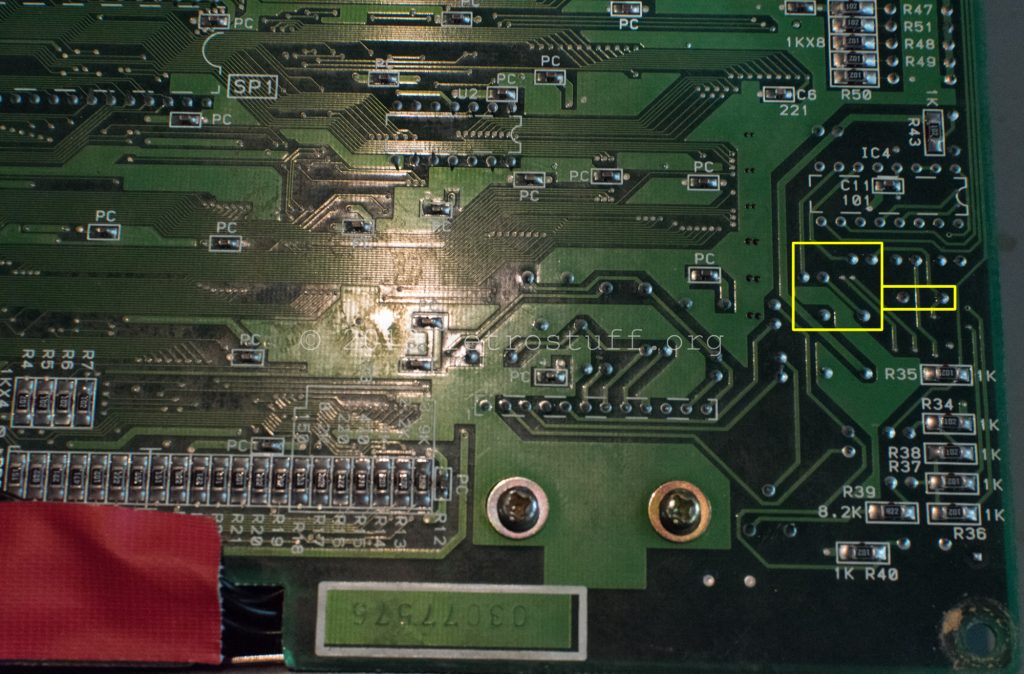 12V amp area