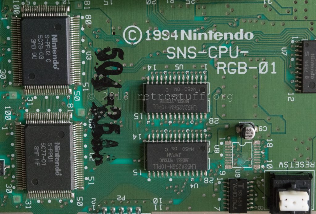 Super Famicom - CIC removed