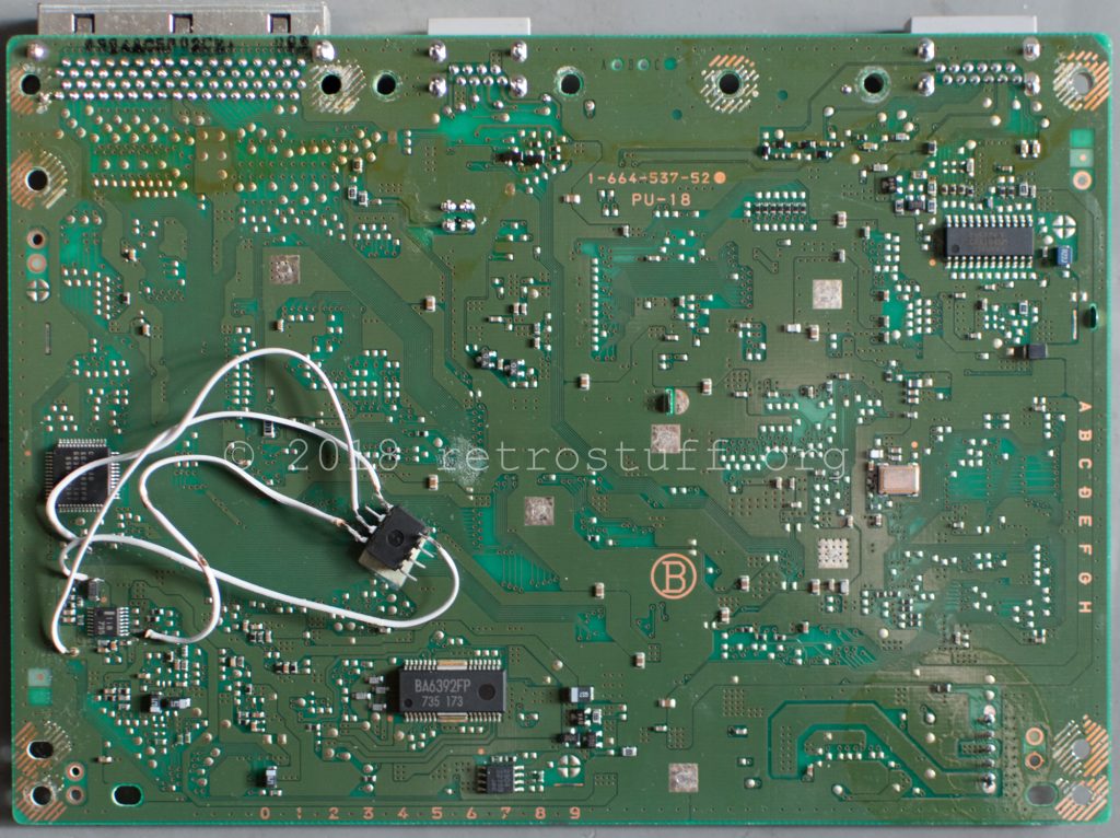 PU-18 mainboard with modchip