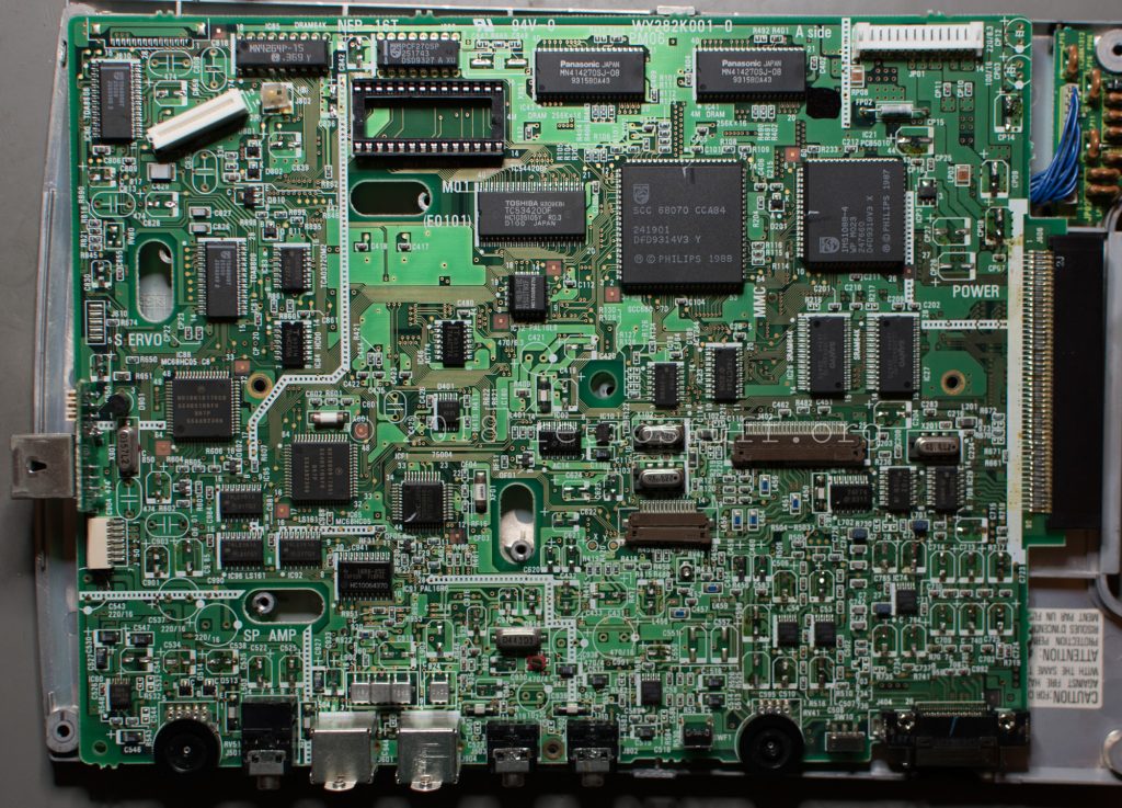 Philips CDI350 PCB (capacitors removed)