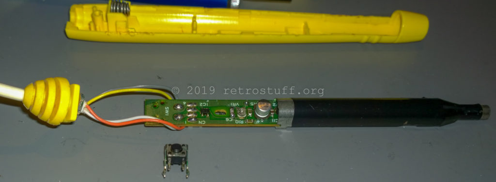 Sega Pico pen - micro switch removed