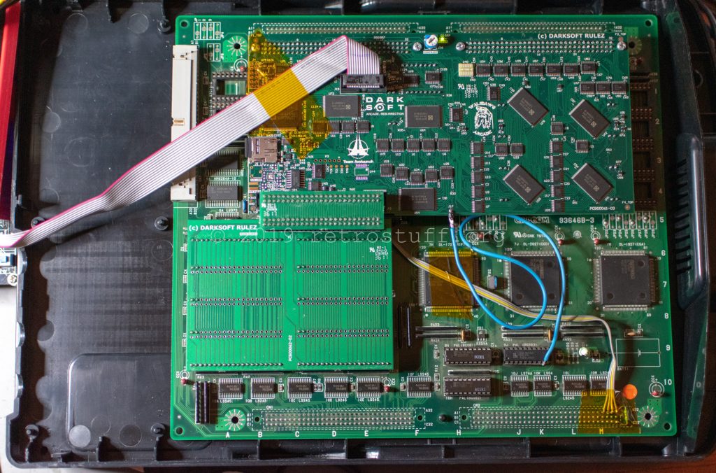 CPS2 B Board: Final cable routing