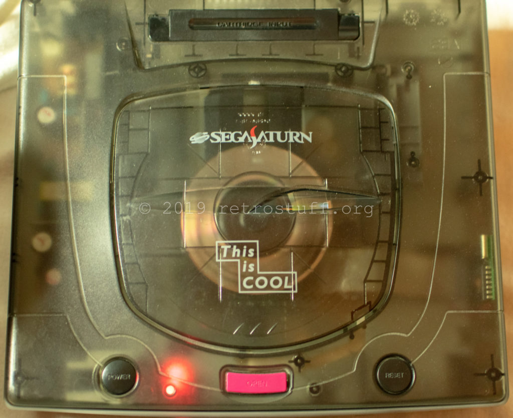 SegaSaturn playing an EBG disc