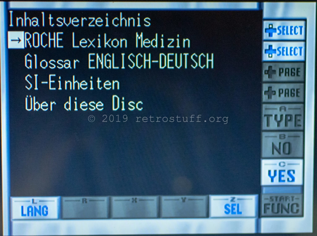 EBG start menu (ROCHE Lexikon Medizin)