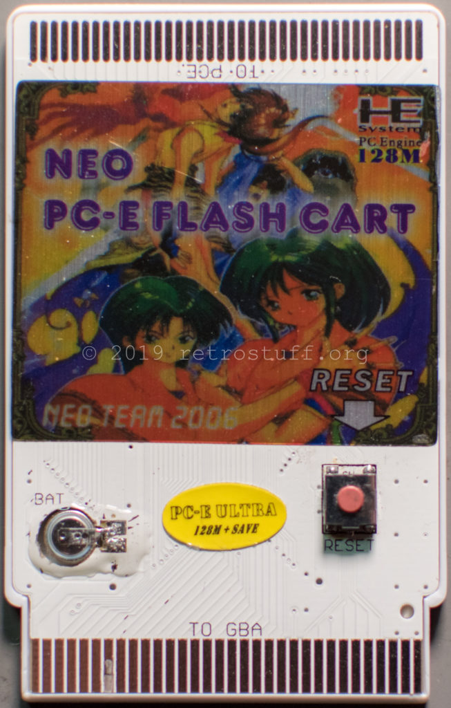 NEO PC-E Flash Cart - supercapacitor sealed