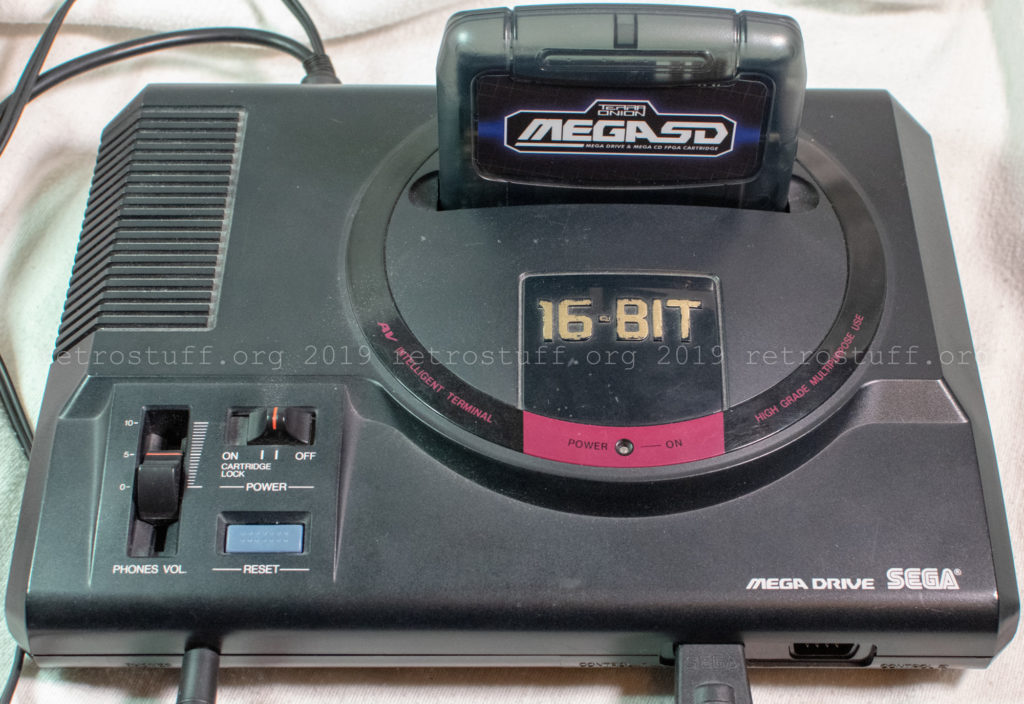 MegaSD with Mega Drive HAA-2510