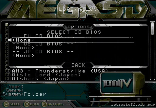 MegaSD Mega-CD BIOS