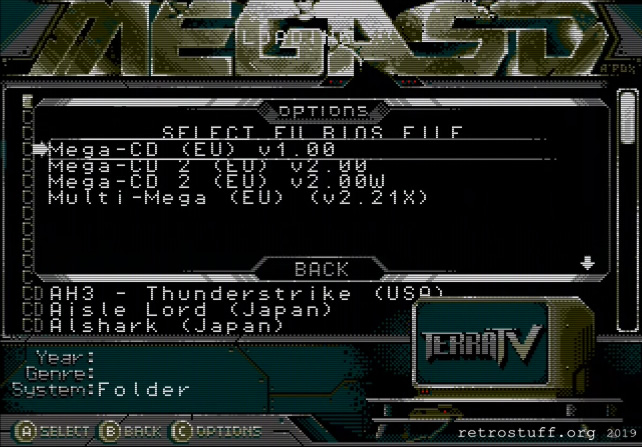 MegaSD Mega-CD EU BIOS