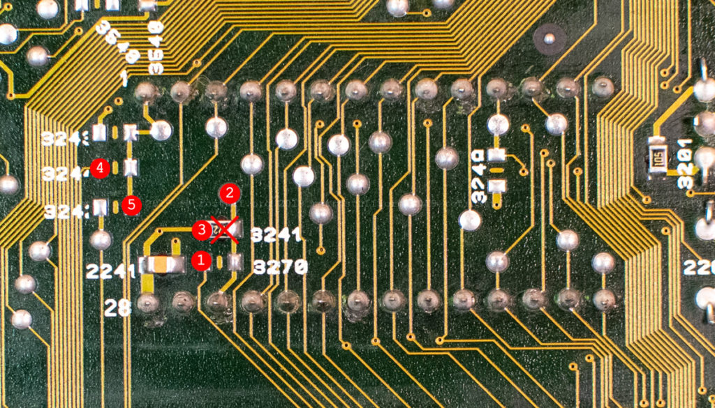 8 / 32 KB NVRAM toggle switch - solder points