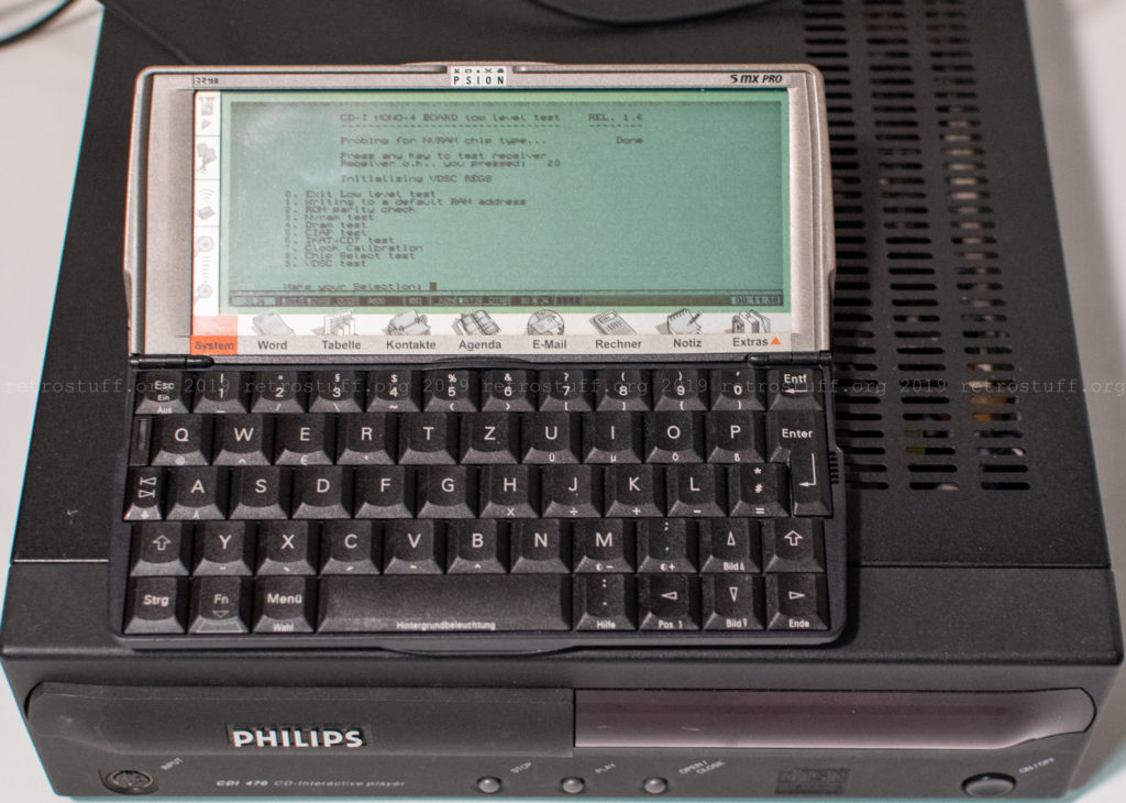 Serial Terminal on Psion Serie 5mx Pro