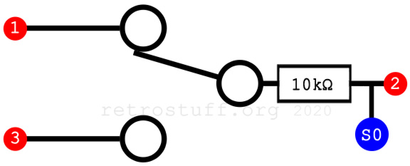 PAL/NTSC toggle switch - schematic