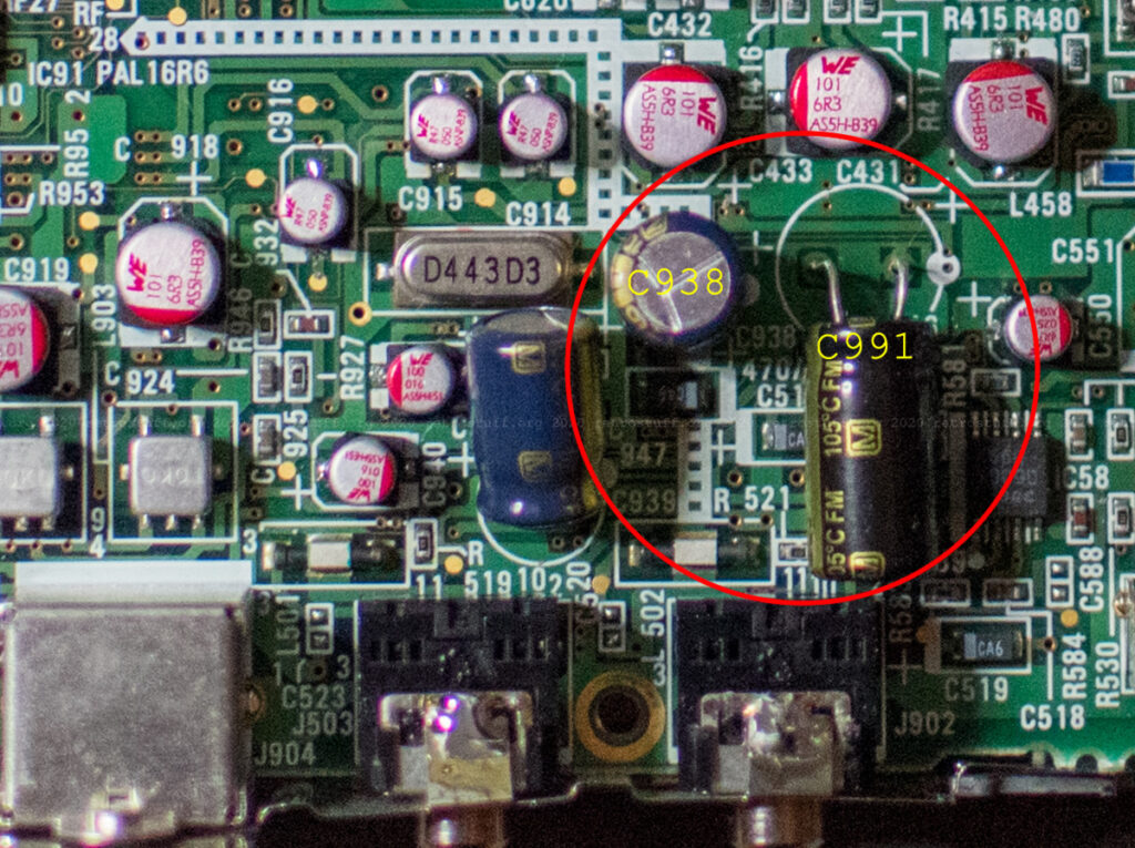 Philips CDI350 PCB (video/audio section)
