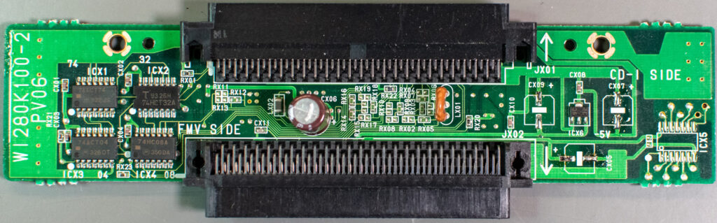 Philips 9142 extension module PCB - SMD capacitors removed