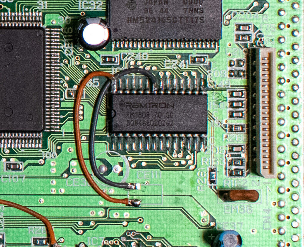 Sega Saturn FRAM chip (FM1808-70-SG)