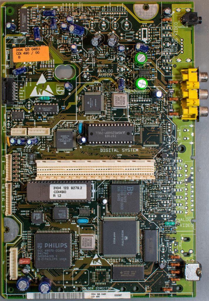 Philips CDI490 Mono IV mainboard (front)