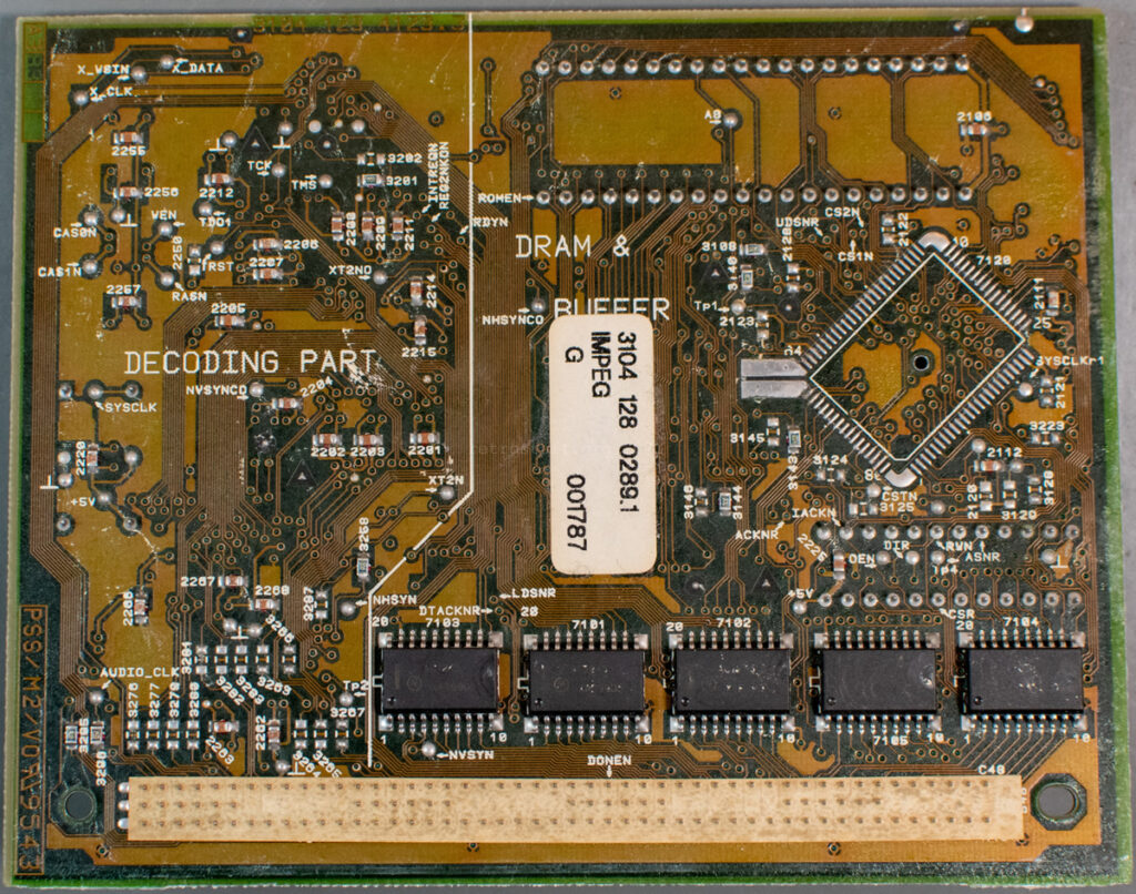 Philips 22ER9956/40 mini DVC with IMPEG 6.3 chipset - back