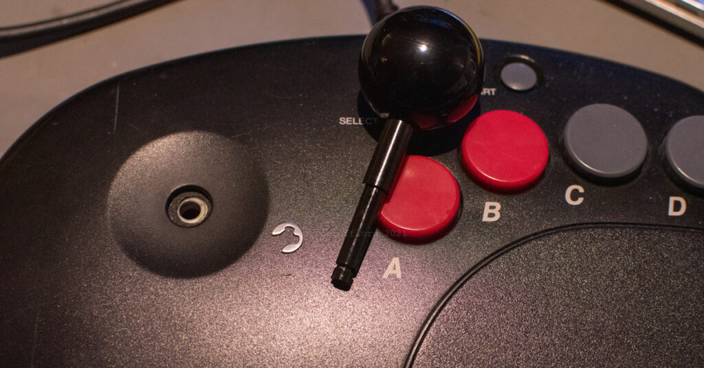 Neo Geo CD Controller Pro - stick with new ball top