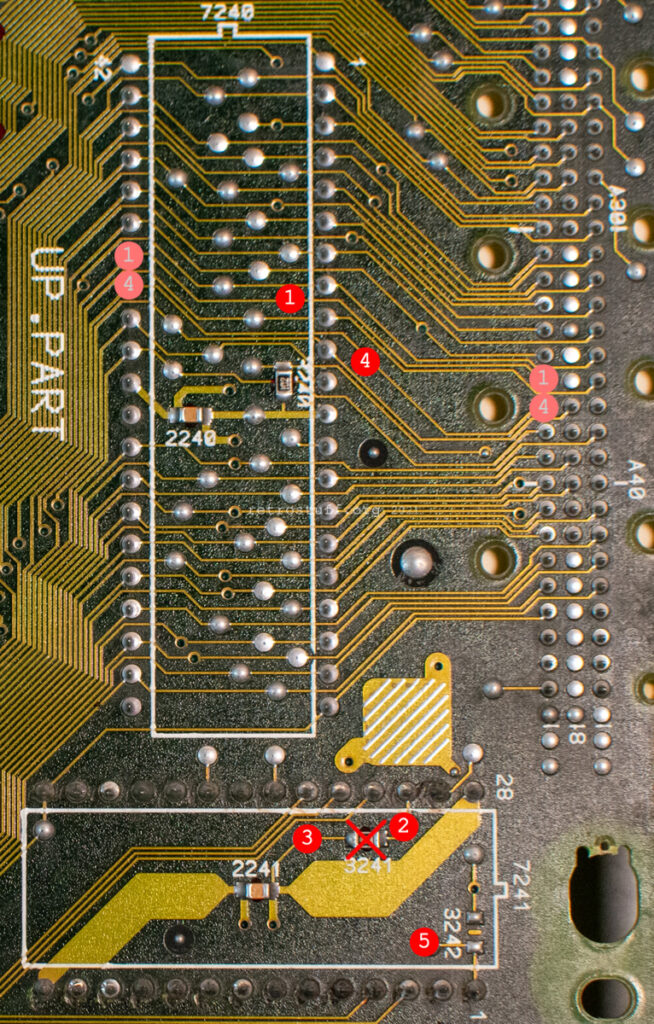 CDI450 8 / 32 KB NVRAM toggle switch - solder points