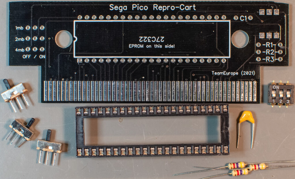 Sega Pico Flash Cart / Adapter v2 - retrostuff