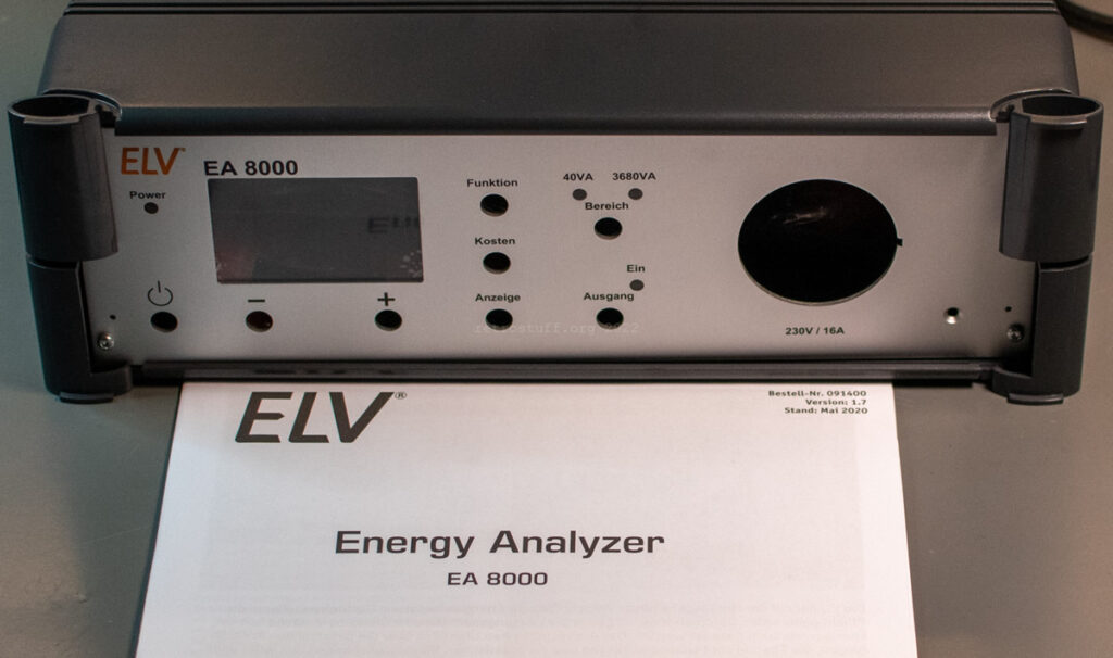 ELV EA 8000 Energy Analyzer Kit