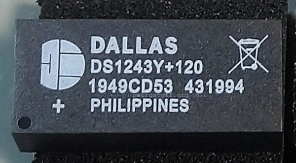 Dallas DS1243Y-120+ 64k NV SRAM with Phantom Clock
