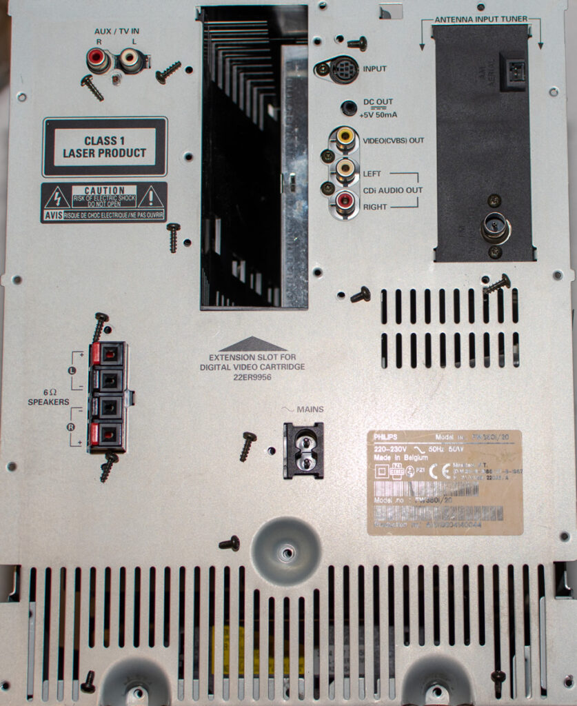 Philips FW380i back cover